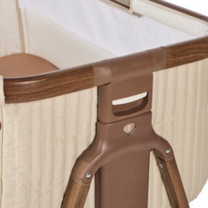 Tutti Bambini Origin CoZee Sense Bedside Crib Rich Walnut & Quilted Cashmere (16)