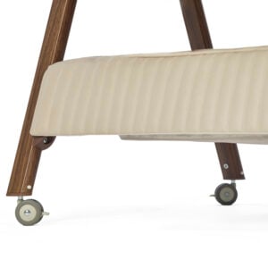 Tutti Bambini Origin CoZee Sense Bedside Crib Rich Walnut & Quilted Cashmere (4)