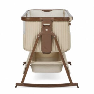Tutti Bambini Origin CoZee Sense Bedside Crib Rich Walnut & Quilted Cashmere (5)