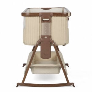 Tutti Bambini Origin CoZee Sense Bedside Crib Rich Walnut & Quilted Cashmere (6)