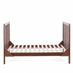Tutti Bambini Origin Malmo Cot Bed, Cot Top Changer & Mattress Bundle Rich Walnut (23)