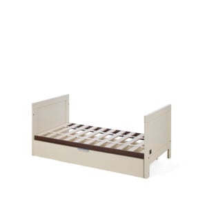 Tutti Bambini Origin Riley Compact Cot Bed with Drawer Cashmere and Rich Walnut (18)