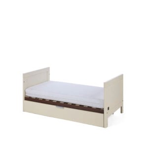 Tutti Bambini Origin Riley Compact Cot Bed with Drawer Cashmere and Rich Walnut (19)