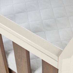 Tutti Bambini Origin Riley Compact Cot Bed with Drawer Cashmere and Rich Walnut (24)