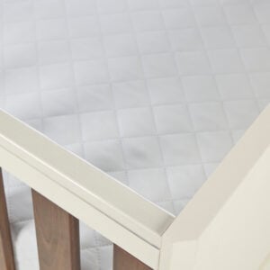 Tutti Bambini Origin Riley Compact Cot Bed with Drawer Cashmere and Rich Walnut (25)