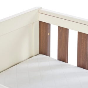 Tutti Bambini Origin Riley Compact Cot Bed with Drawer Cashmere and Rich Walnut (27)