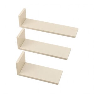 Tutti Bambini Origin Set of Three L Shaped Wall Shelves Cashmere (1)