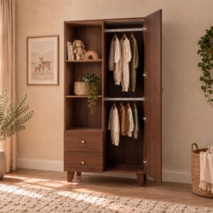 Tutti Bambini Origin Wardrobe Rich Walnut (6)